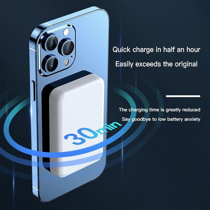 10000Mah Power Bank Magnetic Battery Pack Wireless Charger for Iphone 14/13/12